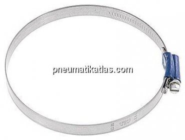 12mm Schlauchschelle 100 - 120mm, Stahl verzinkt (W1) (ABA)