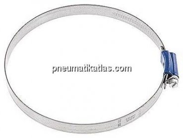 12mm Schlauchschelle 110 - 130mm, Stahl verzinkt (W1) (ABA)