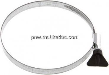 12mm Schlauchschelle 110 - 130mm, Stahl verzinkt (W1) (NORMA)