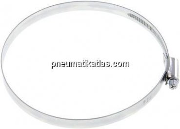 12mm Schlauchschelle 120 - 140mm, Stahl verzinkt (W1) (IDEAL)