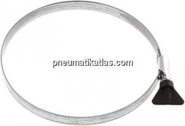 12mm Schlauchschelle 130 - 150mm, Stahl verzinkt (W1) (NORMA)