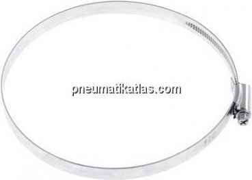 12mm Schlauchschelle 130 - 150mm, Stahl verzinkt (W1) (IDEAL)