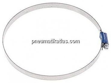 12mm Schlauchschelle 150 - 170mm, Stahl verzinkt (W1) (ABA)