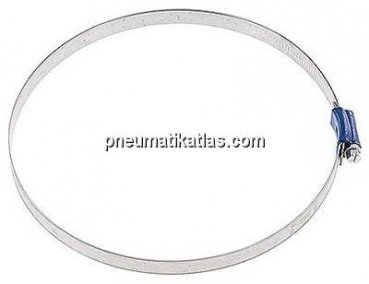 12mm Schlauchschelle 160 - 180mm, Stahl verzinkt (W1) (ABA)