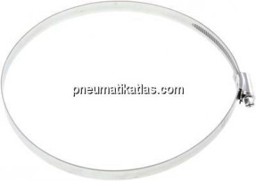 12mm Schlauchschelle 160 - 180mm, Stahl verzinkt (W1) (IDEAL)
