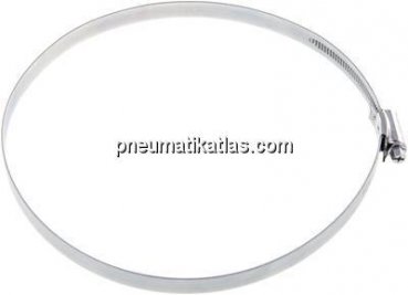 12mm Schlauchschelle 170 - 190mm, Stahl verzinkt (W1) (IDEAL)
