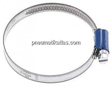 12mm Schlauchschelle 40 - 60mm, Stahl verzinkt (W1) (ABA)