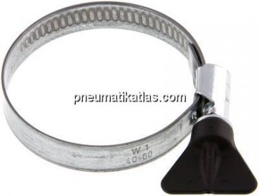12mm Schlauchschelle 40 - 60mm, Stahl verzinkt (W1) (NORMA)