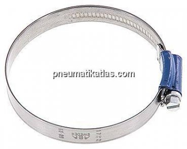 12mm Schlauchschelle 60 - 80mm, Stahl verzinkt (W1) (ABA)