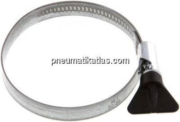 12mm Schlauchschelle 60 - 80mm, Stahl verzinkt (W1) (NORMA)