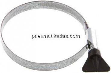12mm Schlauchschelle 70 - 90mm, Stahl verzinkt (W1) (NORMA)