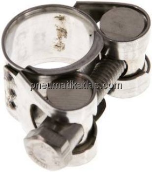 18mm Gelenkbolzenschelle, 17 - 19mm, 1.4301 (W4)