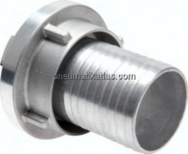 Storz-Kupplung 25-D, 13 (1/2")mm Schlauch, Aluminium (geschmiedet)