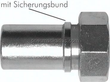 Schlauchtülle, EN14420-5 G 1-1/4"-32 (1-1/4")mm, 1.4408