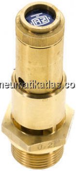TÜV-Sicherheitsventil G 3/4" (DN10), 4,40 bar, Messing