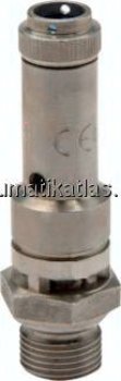 TÜV-Sicherheitsventil G 1/2" (DN8), 30,00 bar, 1.4401
