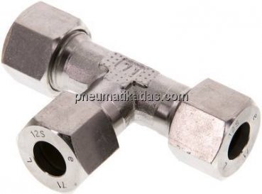 T-Schneidringverschraubung 12 S (M20x1,5), 1.4571