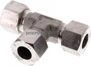 T-Schneidringverschraubung 16 S (M24x1,5), 1.4571