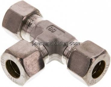 T-Schneidringverschraubung 16 S (M24x1,5), Klemmring 1.4571 (NC)