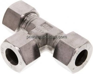 T-Schneidringverschraubung 20 S (M30x2), 1.4571