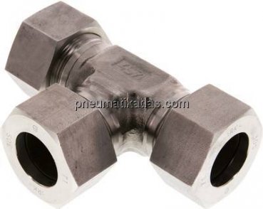 T-Schneidringverschraubung 30 S (M42x2), 1.4571