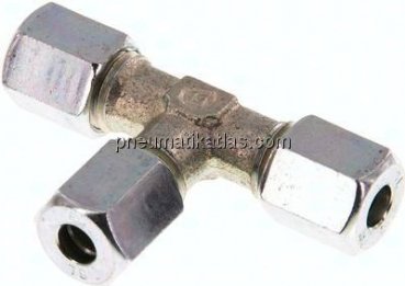 T-Schneidringverschraubung 6 L (M12x1,5), Stahl verzinkt