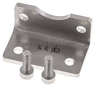 ISO 15552-Fußwinkel 63 mm, 1.4401