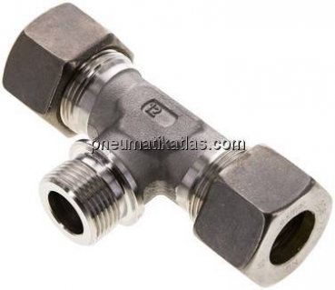 T-Schneidringverschraubung G 3/4"-20 S (M30x2), Klemmring 1.4571 (NC)