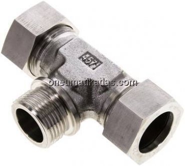 T-Schneidringverschraubung G 1"-28 L (M36x2), 1.4571