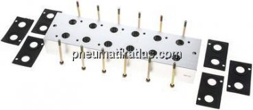 Mehrfachanschlussplatte (6-fach) für 3/2-Wege Ventile