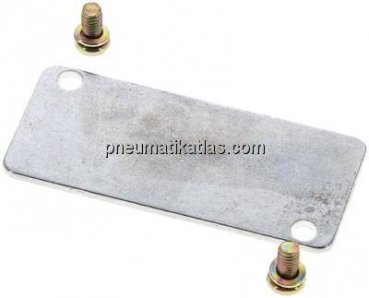 Blindplatte für Reihenleiste V 53