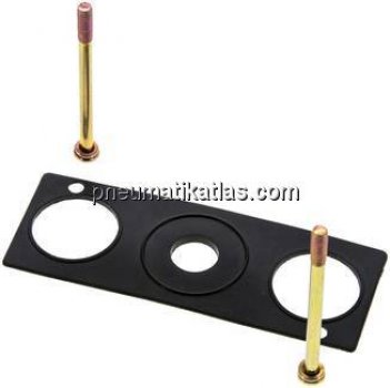 Ersatzdichtung und Schrauben für V 54-Reihenanschlussplatte