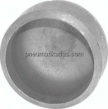 Rohrkappe 21,3x2,0mm, 1.4571, ähnlich DIN 28011