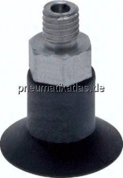 Flachsauger, P-Serie, 11,0x1,0mm, CR (50A, schwarz)