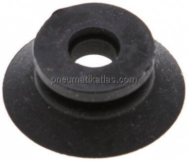 Flachsauger, Stützrippe, P-Serie, 22x2,5mm, CR (50A, schwarz)