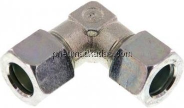 Winkel-Schneidringverschraubung 10 LL (M14x1), Stahl verzinkt