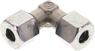 Winkel-Schneidringverschraubung 10 S (M18x1,5), Stahl verzinkt