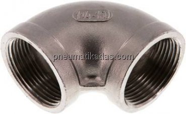 90°-Winkel NPT 1-1/4"-NPT 1-1/4", 1.4408