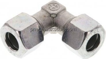 Winkel-Schneidringverschraubung 12 L (M18x1,5), Stahl verzinkt