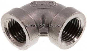 90°-Winkel Rp 1/4"-Rp 1/4", 1.4408