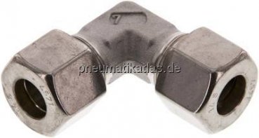 Winkel-Schneidringverschraubung 14 S (M22x1,5), Klemmring 1.4571 (NC)