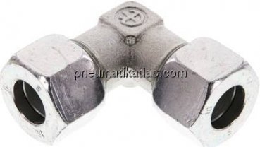 Winkel-Schneidringverschraubung 16 S (M24x1,5), Stahl verzinkt