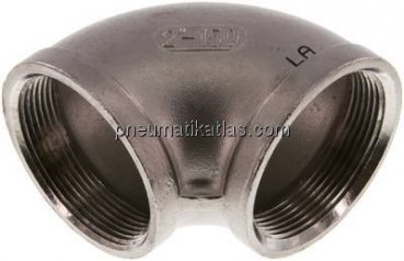 90°-Winkel NPT 2"-NPT 2", 1.4408