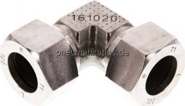 Winkel-Schneidringverschraubung 22 L (M30x2), 1.4571