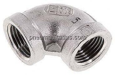 90°-Winkel NPT 3/8"-NPT 3/8", 1.4408