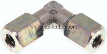 Winkel-Schneidringverschraubung 6 L (M12x1,5), Stahl verzinkt