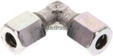 Winkel-Schneidringverschraubung 6 LL (M10x1), Stahl verzinkt