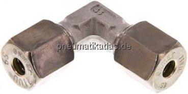 Winkel-Schneidringverschraubung 6 S (M14x1,5), Klemmring 1.4571 (NC)