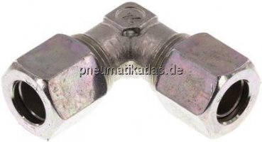 Winkel-Schneidringverschraubung 8 LL (M12x1), Stahl verzinkt