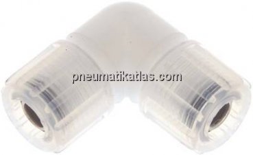 Winkel-Verschraubung 10x8mm, PFA